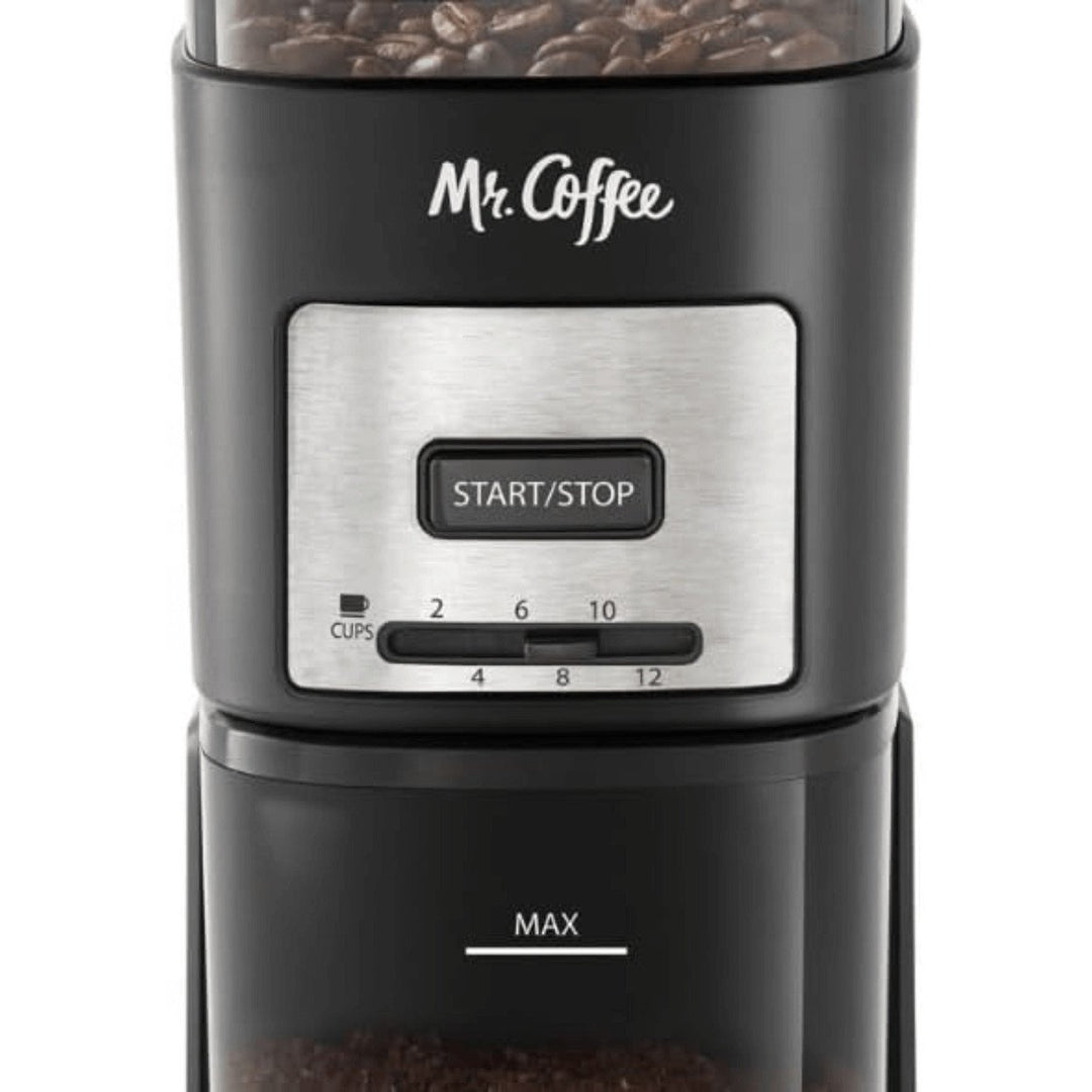 Mr Coffee Automatic Burr Mill Grinder 12 Cup Capacity Stainless Steel Model 2141812 Image 7