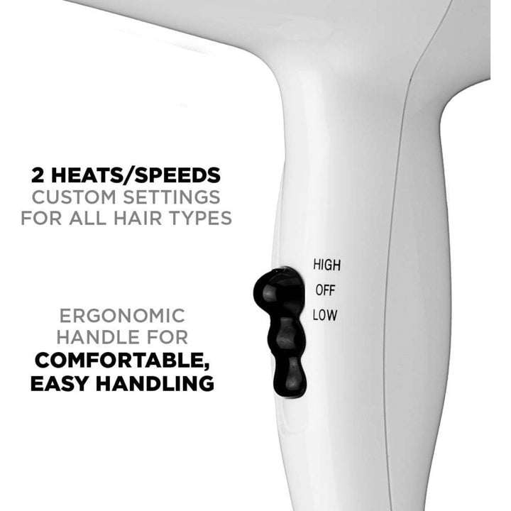 Conair 1875W Cool Shot Hair Dryer Mid-Size Blow Dryer Image 3