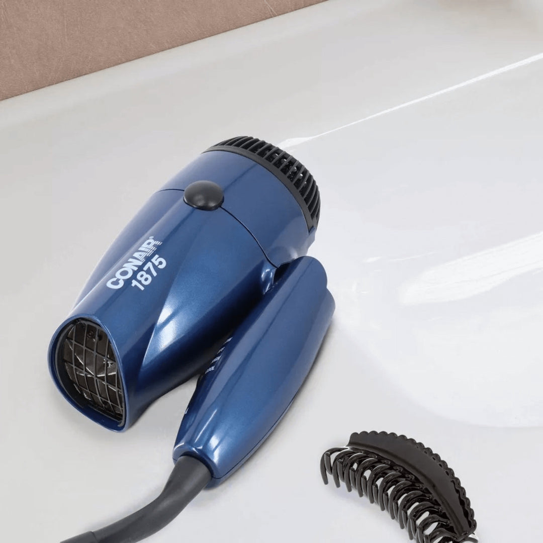 Conair Ion Shine 1875W Dual Voltage Compact Folding Hair Dryer Image 4