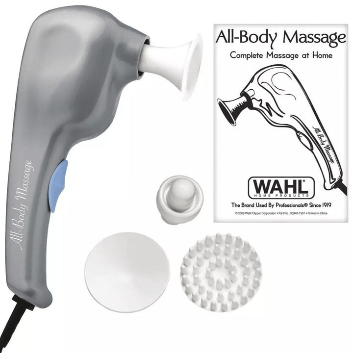 Wahl All-Body Therapeutic Massager Lightweight Corded Electric 4 Attachments Model 4120-600 Image 3