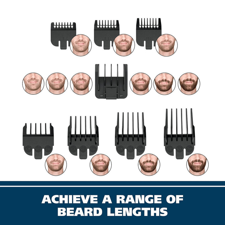 Wahl Groomsman 16-Piece Rechargeable Beard Trimmer and Nose Hair Trimmer Image 4