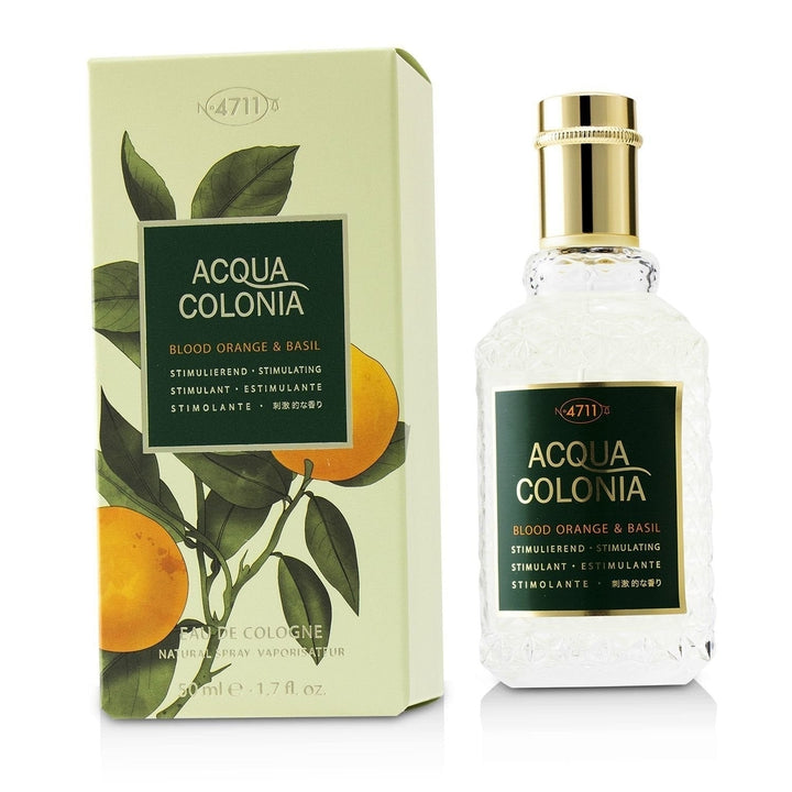 4711 Acqua Colonia Blood Orange and Basil Eau De Cologne Spray 50ml/1.7oz Image 1