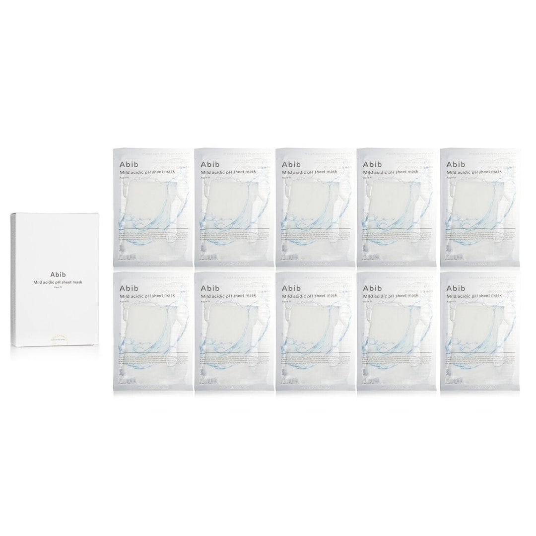 Abib Mild Acidic PH Sheet Mask - Aqua Fit 30mlx10pcs Image 1