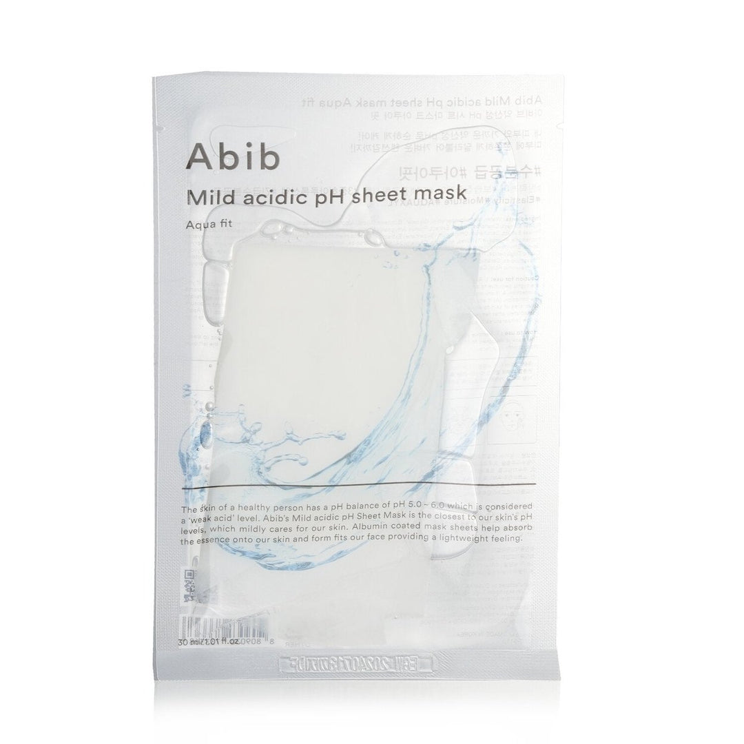 Abib Mild Acidic PH Sheet Mask - Aqua Fit 30mlx10pcs Image 2