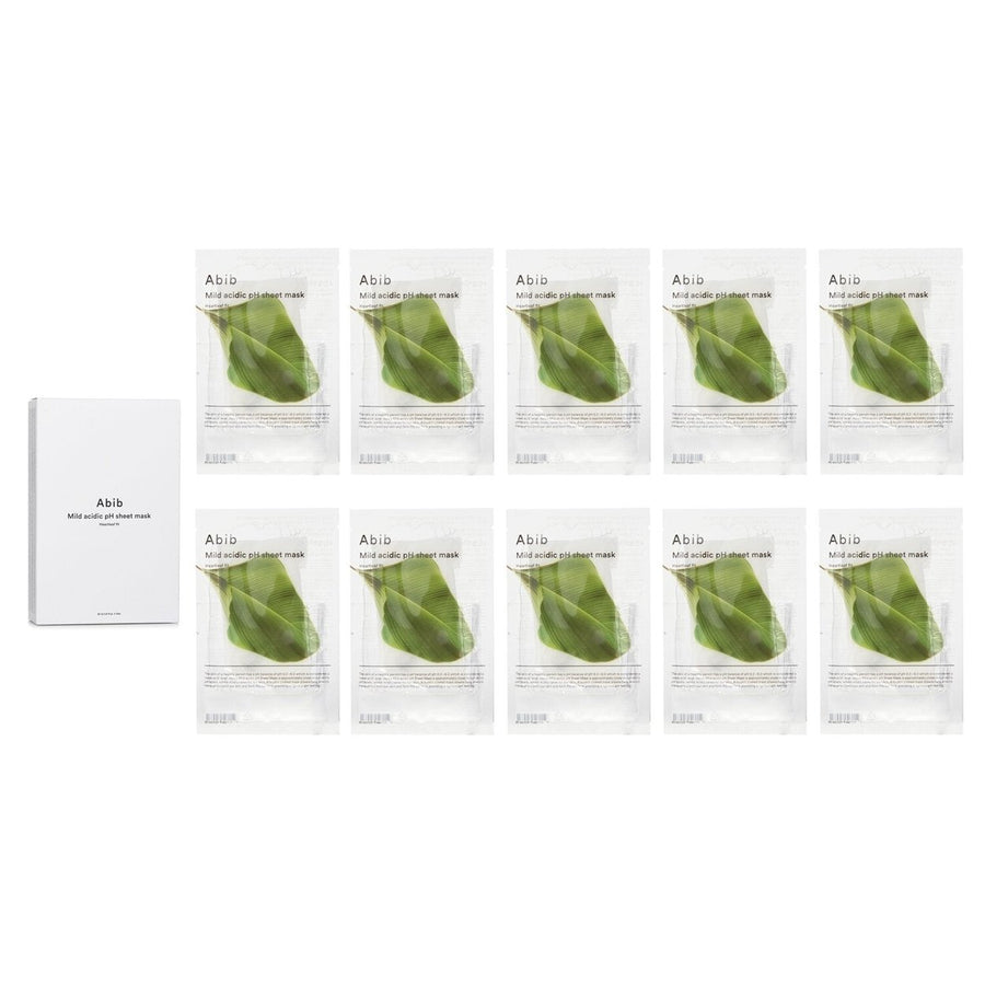 Abib Mild Acidic pH Sheet Mask Heartleaf Fit 30mlx10pcs Image 1