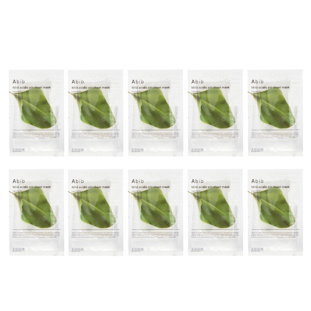 Abib Mild Acidic pH Sheet Mask Heartleaf Fit 30mlx10pcs Image 2