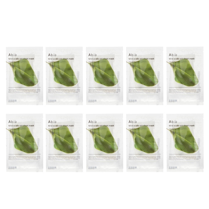 Abib Mild Acidic pH Sheet Mask Heartleaf Fit 30mlx10pcs Image 2