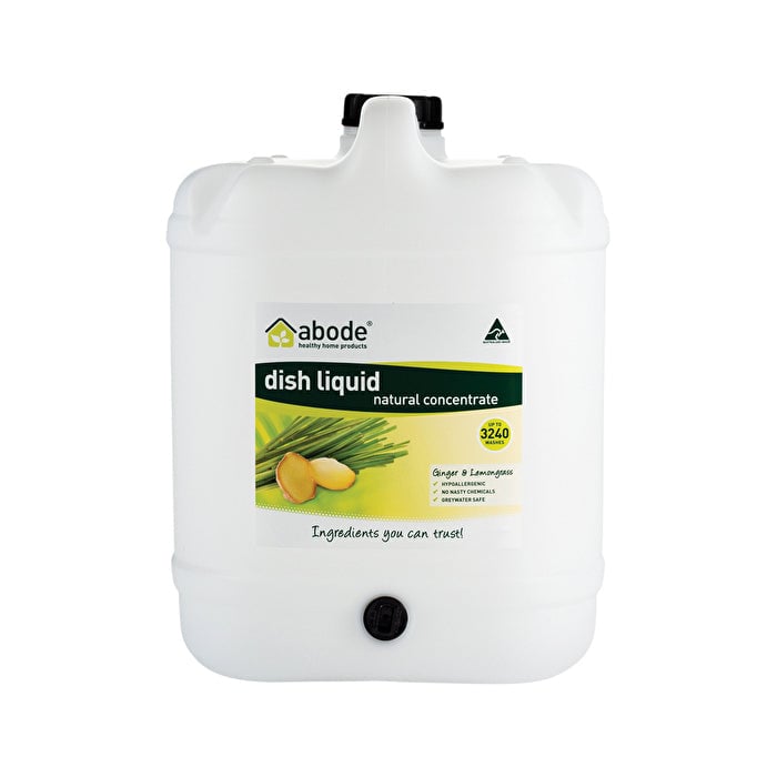 Abode Cleaning Products Abode Dish Liquid Concentrate Ginger and Lemongrass Drum with Tap 15000ml Image 1