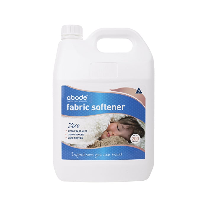 Abode Cleaning Products Abode Fabric Softener (Front and Top Loader) Zero 4000ml Image 1