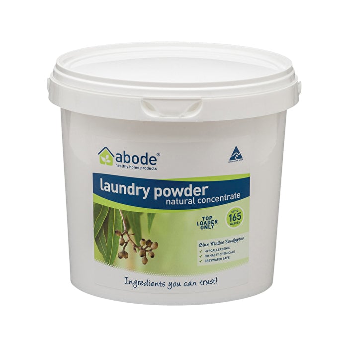 Abode Cleaning Products Abode Laundry Powder (Front and Top Loader) Blue Mallee Eucalyptus 4kg Image 1