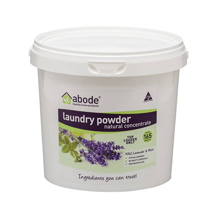 Abode Cleaning Products Abode Laundry Powder (Front and Top Loader) Wild Lavender and Mint Bucket 4kg Image 1