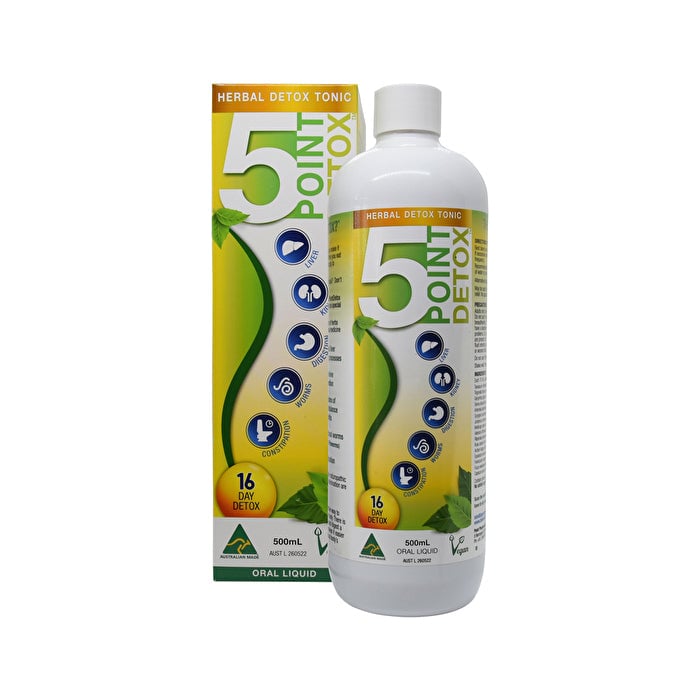 5pointdetox Herbal Detox Tonic 500ml Image 1