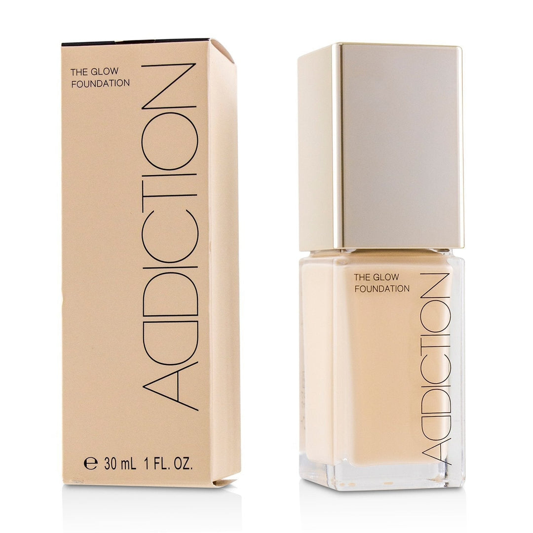 ADDICTION The Glow Foundation SPF 20 - 001 (Porcelain) 30ml/1oz Image 6