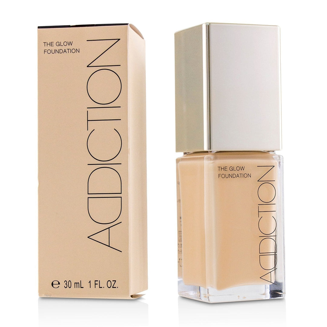 ADDICTION The Glow Foundation SPF 20 - 001 (Porcelain) 30ml/1oz Image 8