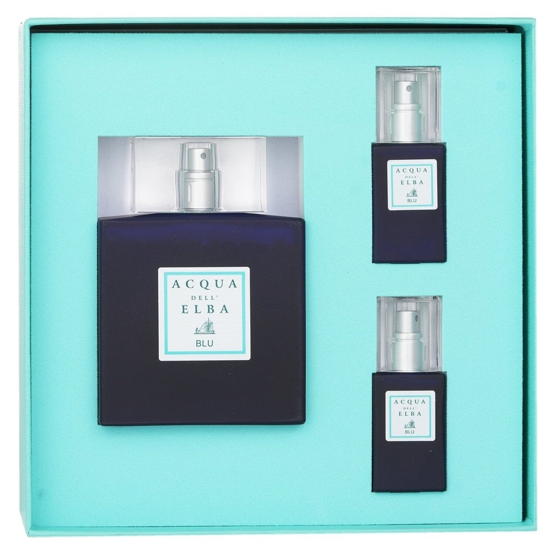 Acqua DellElba Eau De Parfum Blu Fragrance For Men Coffret: 2pcs Image 1