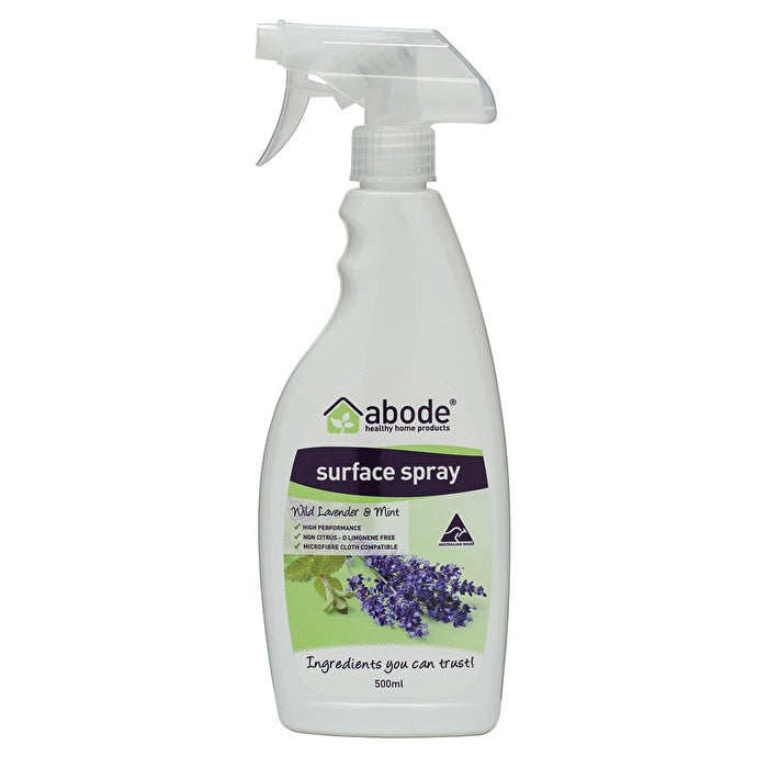 Abode Cleaning Products Abode Surface Spray Wild Lavender and Mint Spray 500ml Image 1