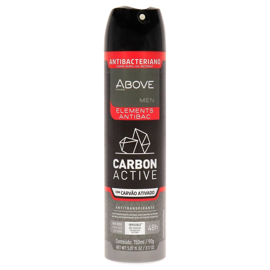 Above 48 Hours Elements Antibac Antiperspirant Deodorant - Carbon by Above for Men - 3.17 oz Deodorant Spray Image 1