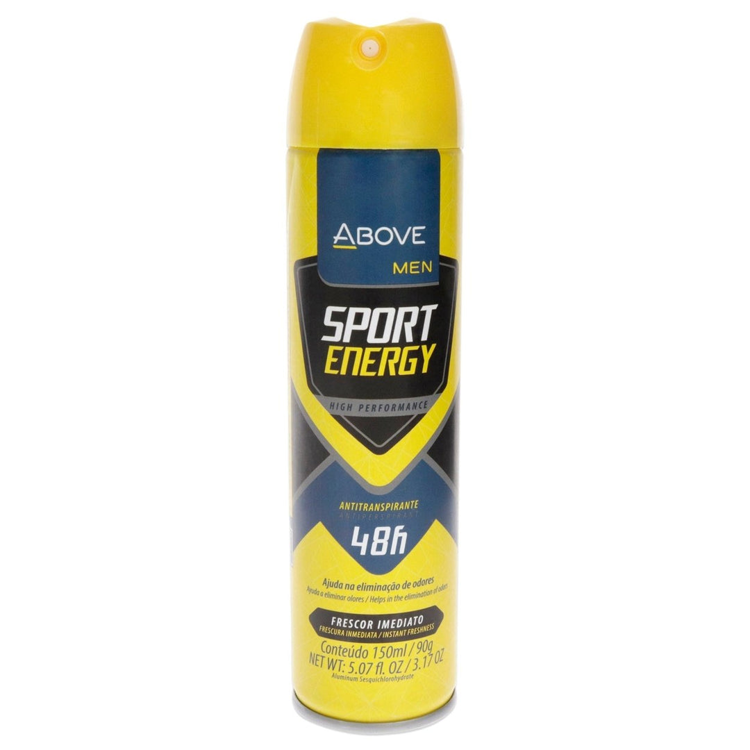 Above 48 Hours Sport Energy Antiperspirant Deodorant by Above for Men - 3.17 oz Deodorant Spray Image 1