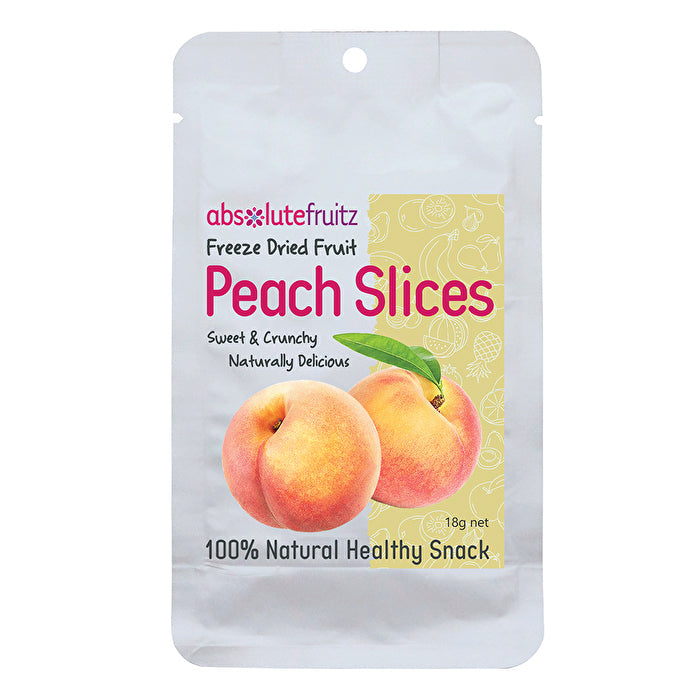 Absolute Fruitz AbsoluteFruitz Freeze Dried Peach Slices 18g Image 1