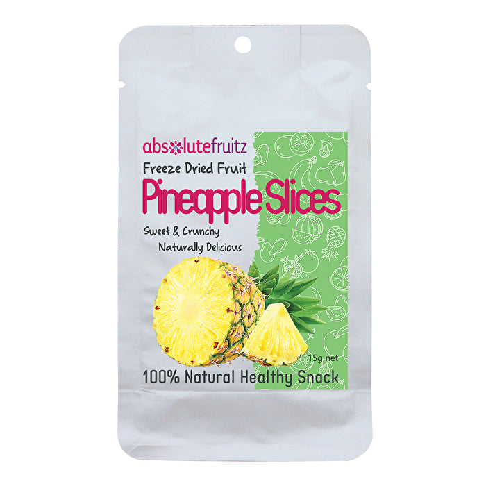 Absolute Fruitz AbsoluteFruitz Freeze Dried Pineapple Slices 15g Image 1