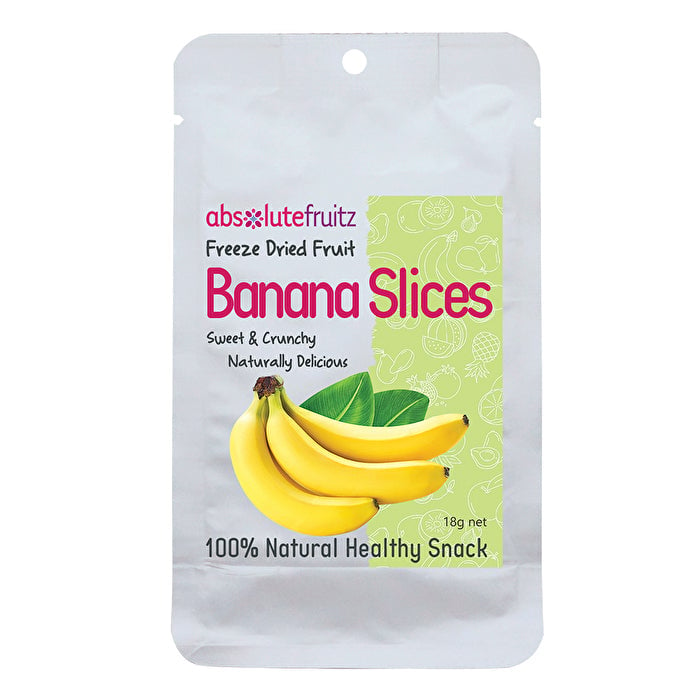 Absolute Fruitz AbsoluteFruitz Freeze Dried Banana Slices 18g Image 1