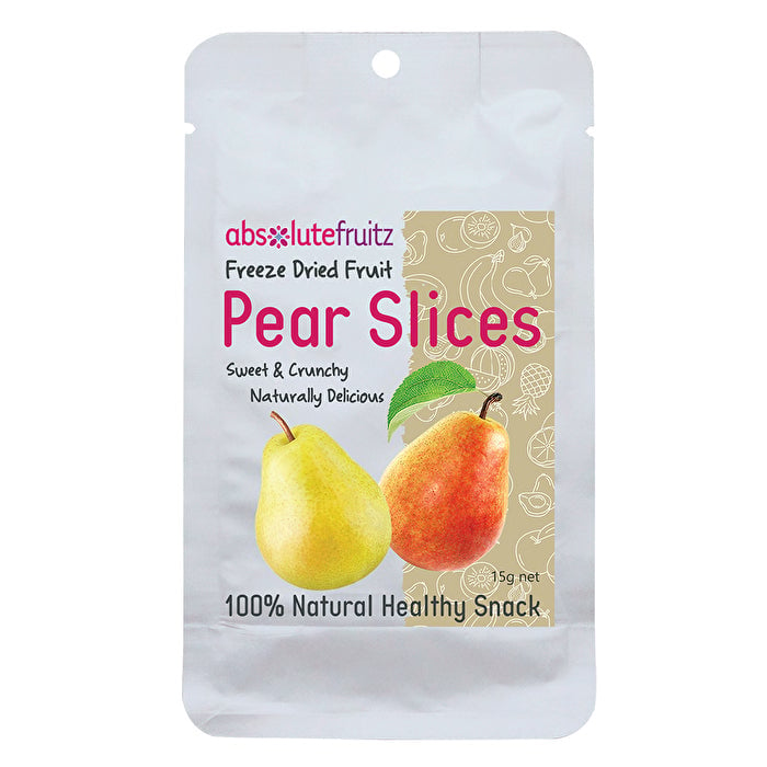 Absolute Fruitz AbsoluteFruitz Freeze Dried Pear Slices 15g Image 1