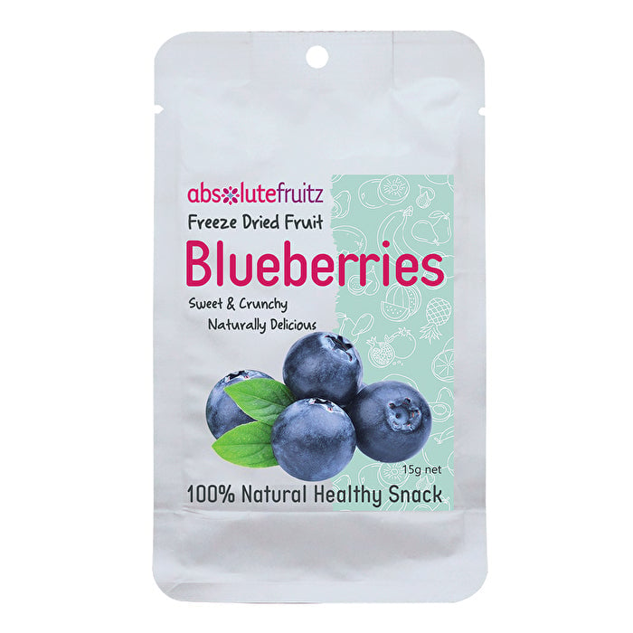 Absolute Fruitz AbsoluteFruitz Freeze-Dried Whole Blueberries 15g Image 1