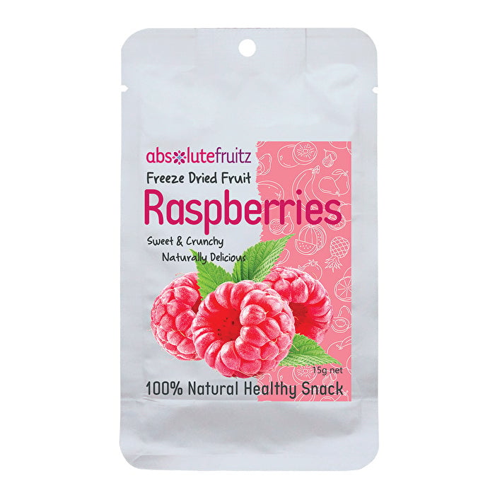 Absolute Fruitz AbsoluteFruitz Freeze-Dried Whole Raspberries 15g Image 1