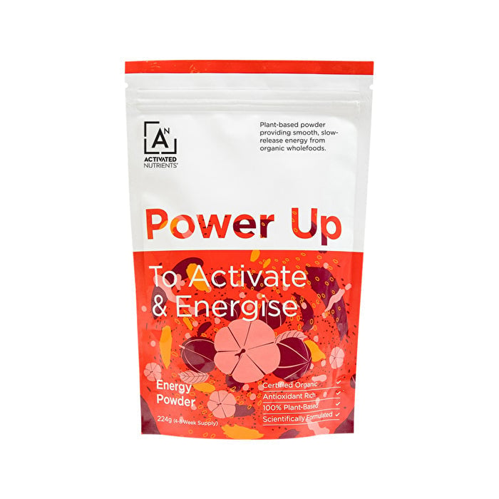 Activated Nutrients Power Up Energy Powder (To Activate and Energise) 224g Image 1