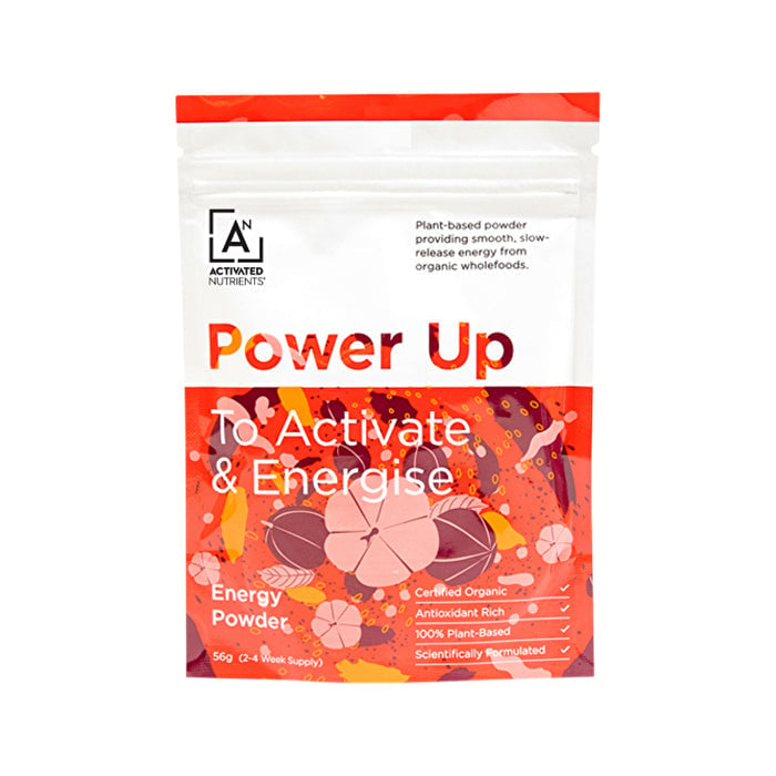 Activated Nutrients Power Up Energy Powder (To Activate and Energise) 56g Image 1