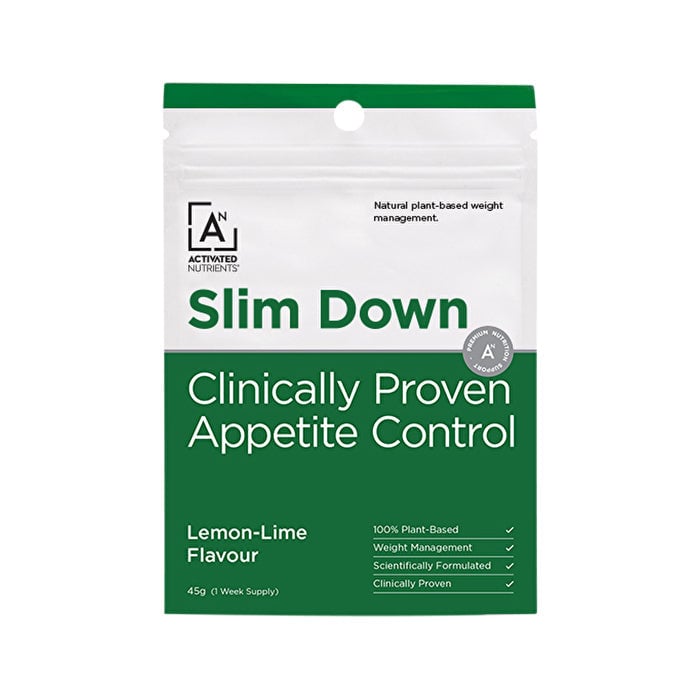 Activated Nutrients Slim Down (Clinically Proven Appetite Control) Lemon-Lime 45g Image 1