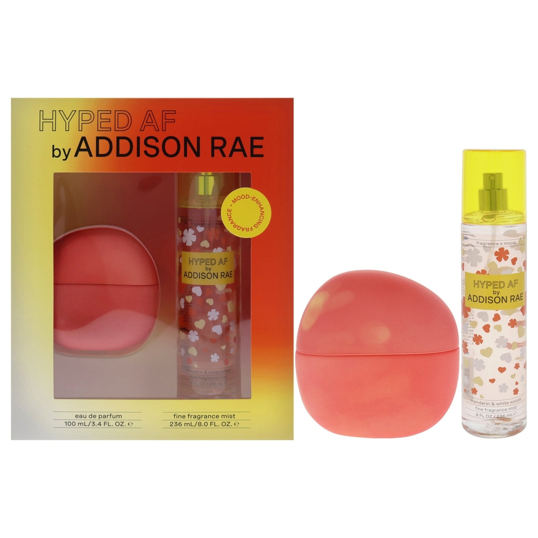 Addison Rae Hyped AF by Addison Rae for Women - 2 Pc Gift Set 3.4oz EDP Spray 8oz Fragrance Mist Image 1