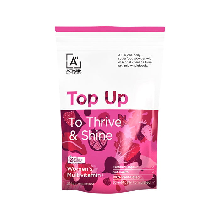 Activated Nutrients Top Up Womens Multivitamin (To Thrive and Shine) 224g Image 1