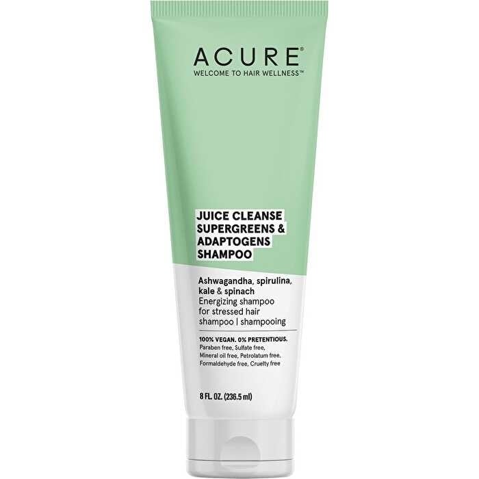 Acure Juice Cleanse Supergreens and Adaptogens Shampoo 236ml Image 1