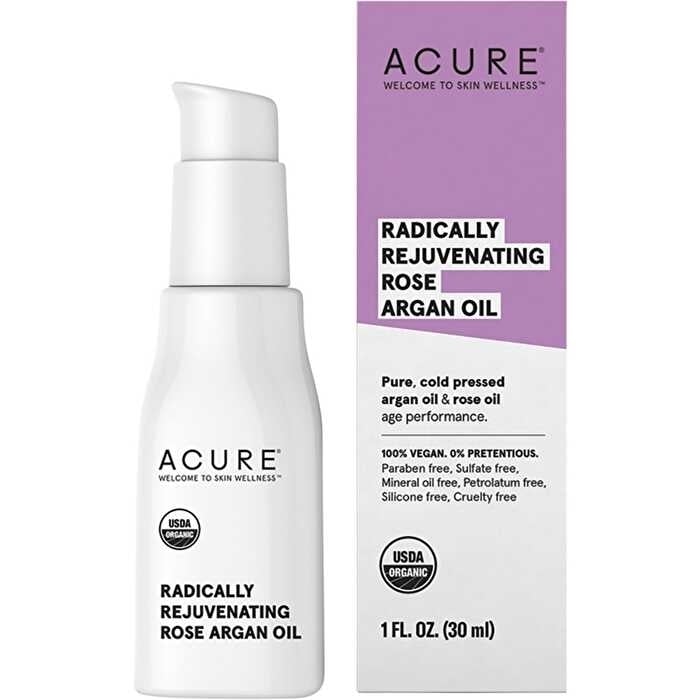 Acure Radically Rejuvenating Rose Argan Oil 30ml Image 1