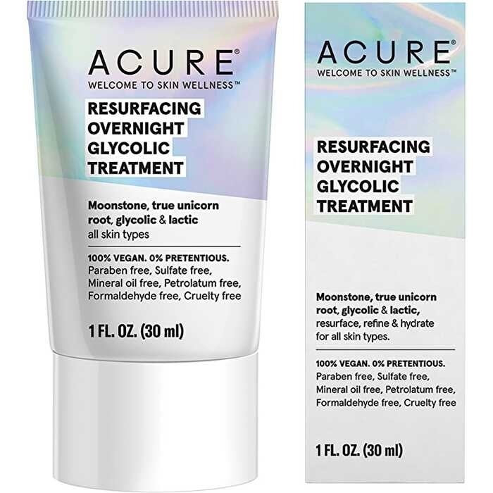 Acure Resurfacing Overnight Glycolic Treatment 30ml Image 1