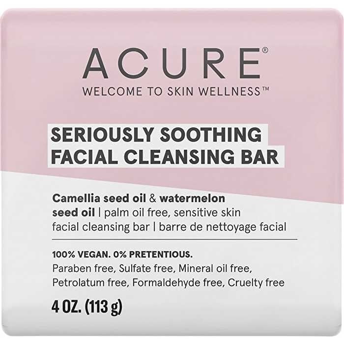 Acure Seriously Soothing Facial Cleansing Bar 113g Image 1