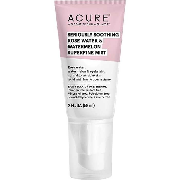 Acure Seriously Soothing Rose and Watermelon Superfine Mist 59ml Image 1