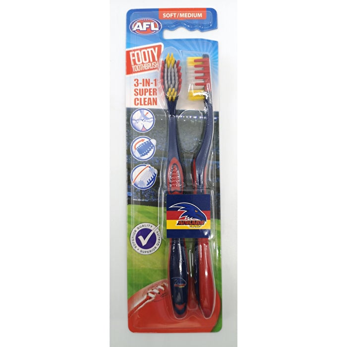 Afl Toothbrush Brisbane 2 Pack Image 1