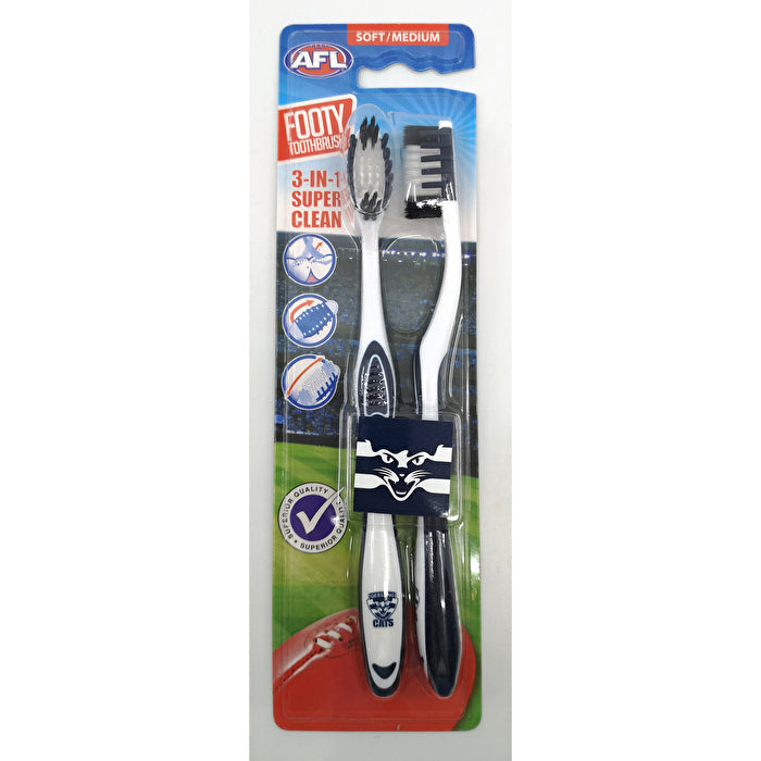 Afl Toothbrush Geelong 2 Pack Image 1