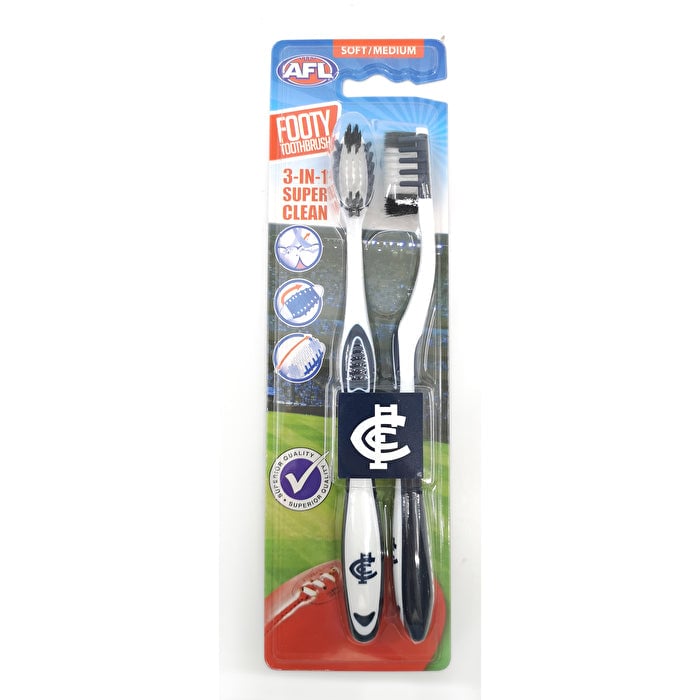 Afl Toothbrush Carlton 2 Pack Image 1