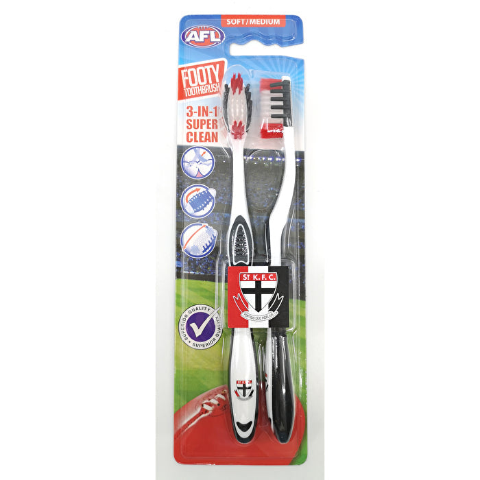 Afl Toothbrush Saint Kilda 2 Pack Image 1