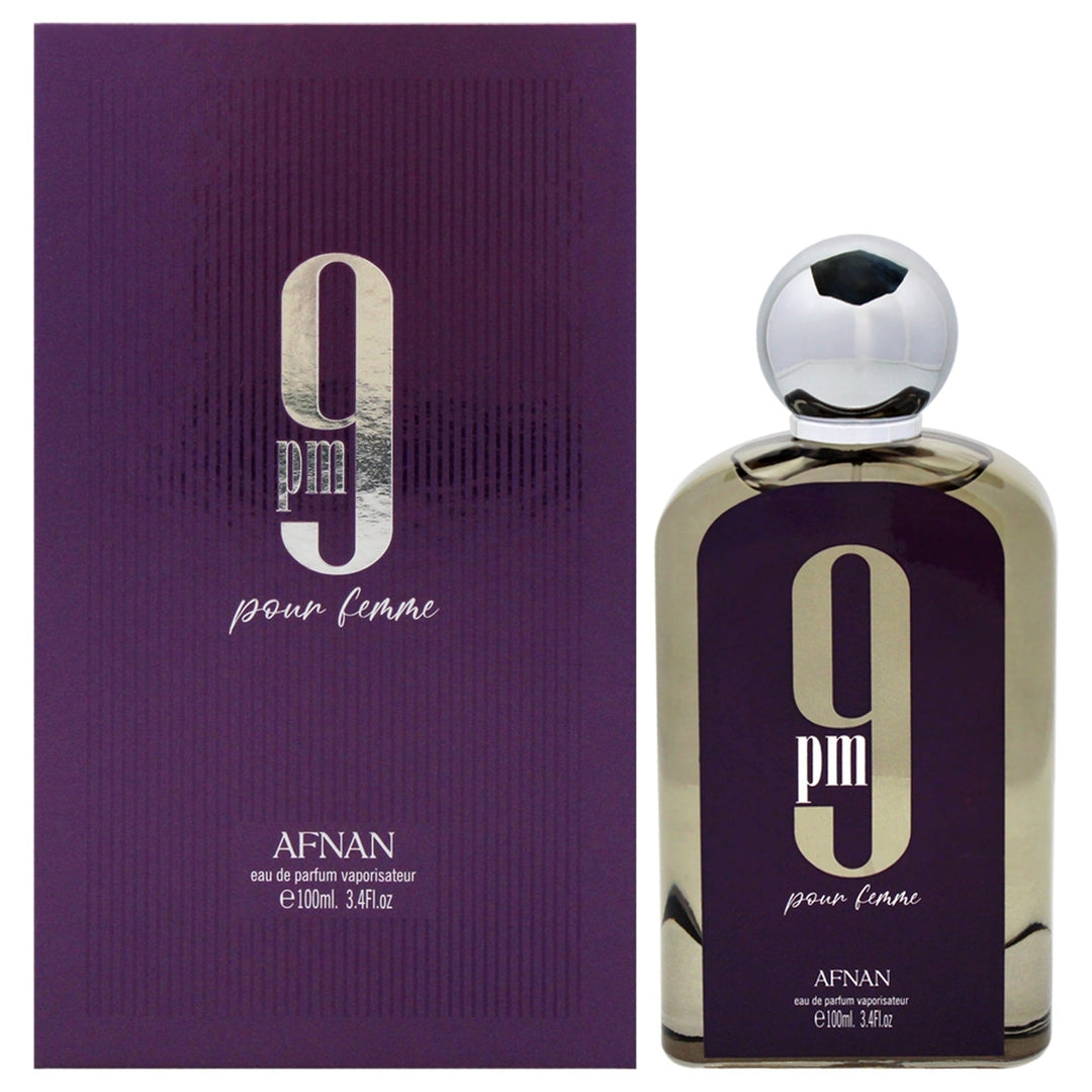 Afnan 9 PM Pour Femme by Afnan for Women - 3.4 oz EDP Spray Image 1