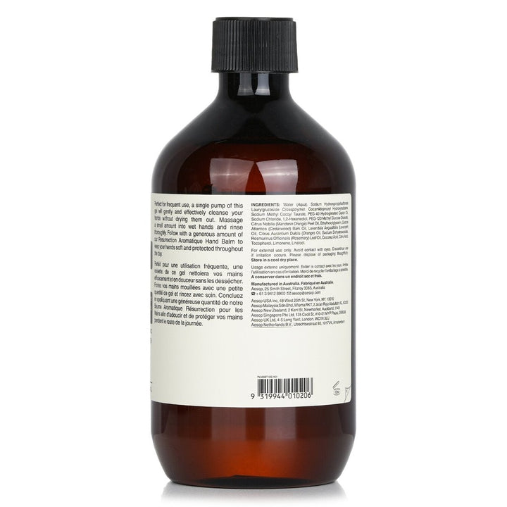 Aesop Resurrection Aromatique Hand Wash 500ml/16.9oz Image 3