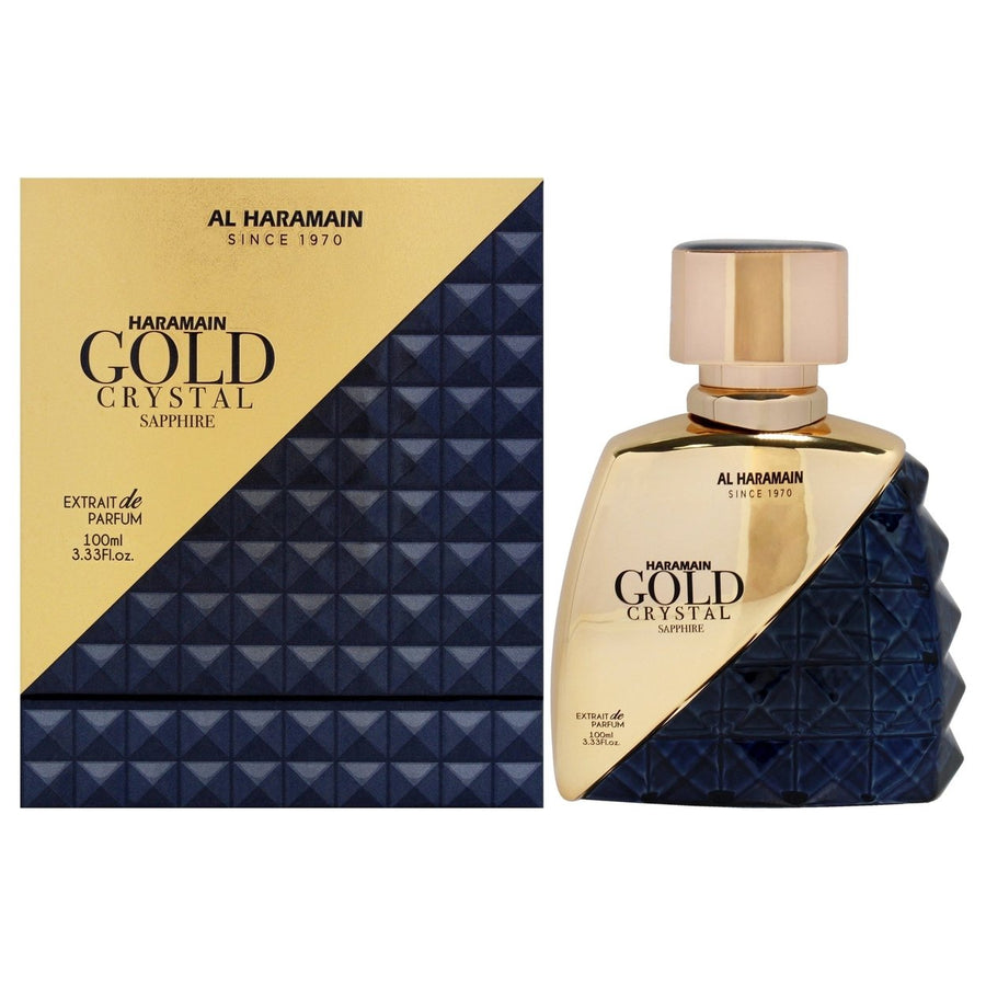 Al Haramain Gold Crystal Sapphire by Al Haramain for Unisex - 3.33 oz EDP Spray Image 1