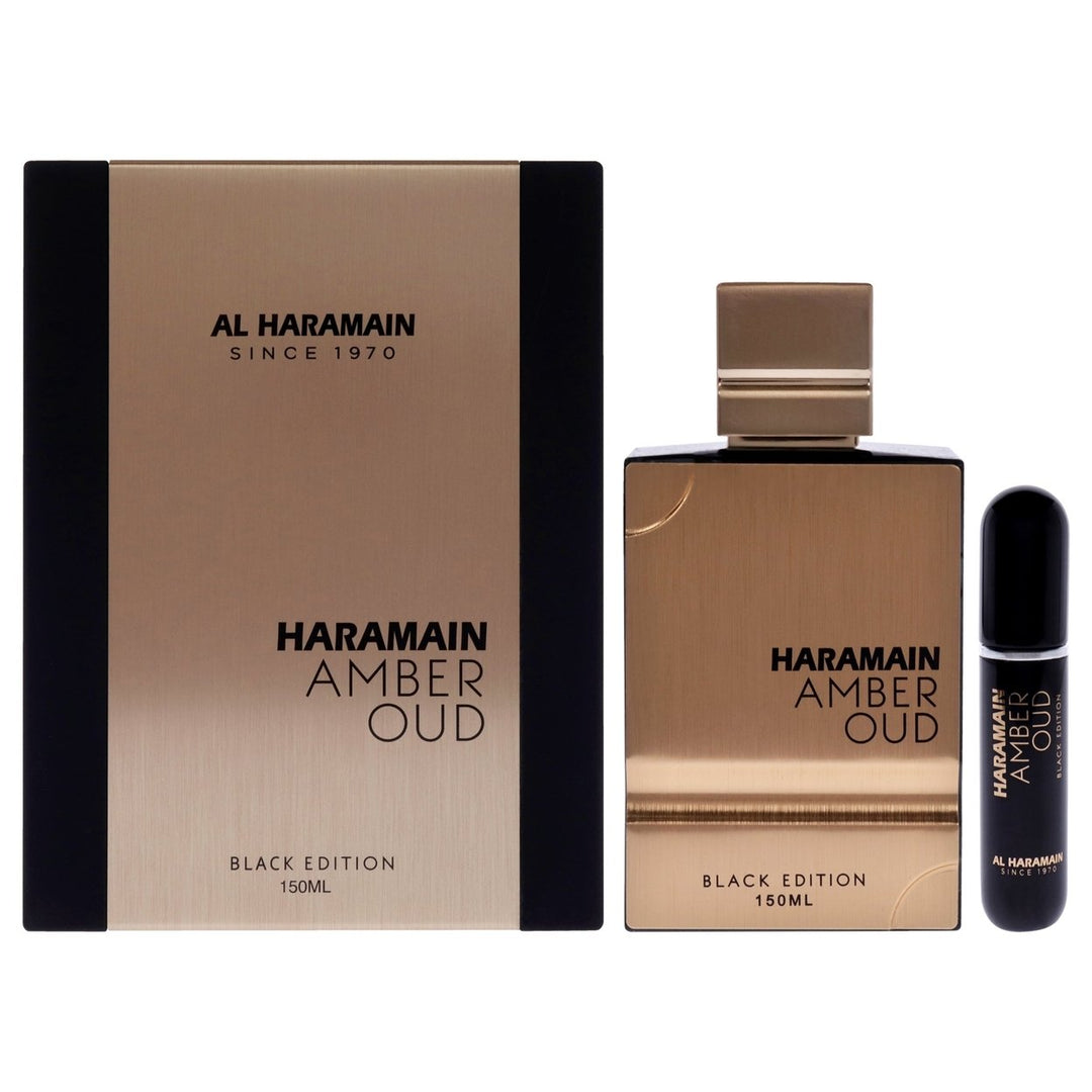 Al Haramain Amber Oud - Black Edition by Al Haramain for Unisex - 5.07 oz EDP Spray Image 1