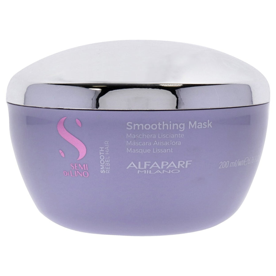 Alfaparf Milano Semi Di Lino Smoothing Mask by Alfaparf Milano for Unisex - 6.76 oz Masque Image 1