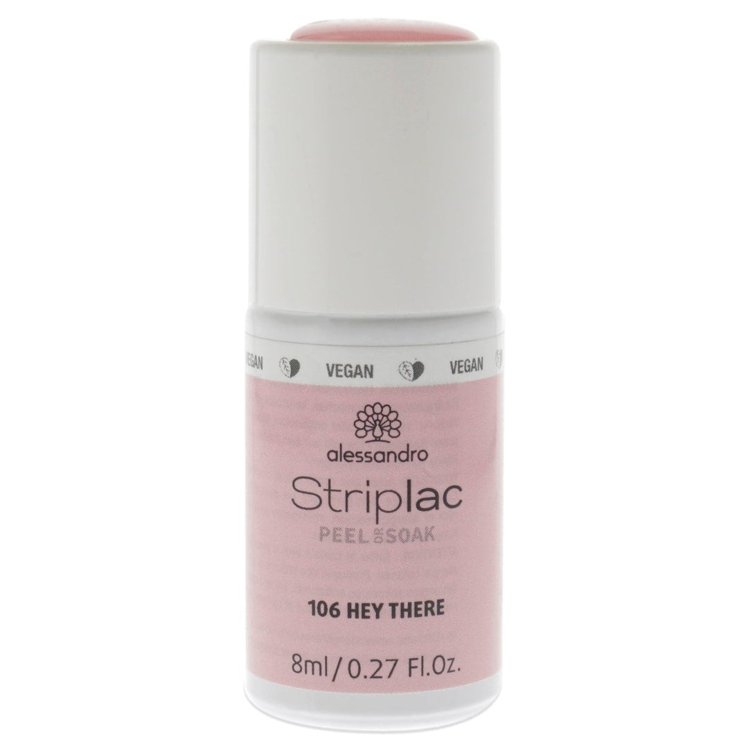 Alessandro Striplac Peel or Soak - 106 Hey There by Alessandro for Women - 0.27 oz Nail Polish Image 1