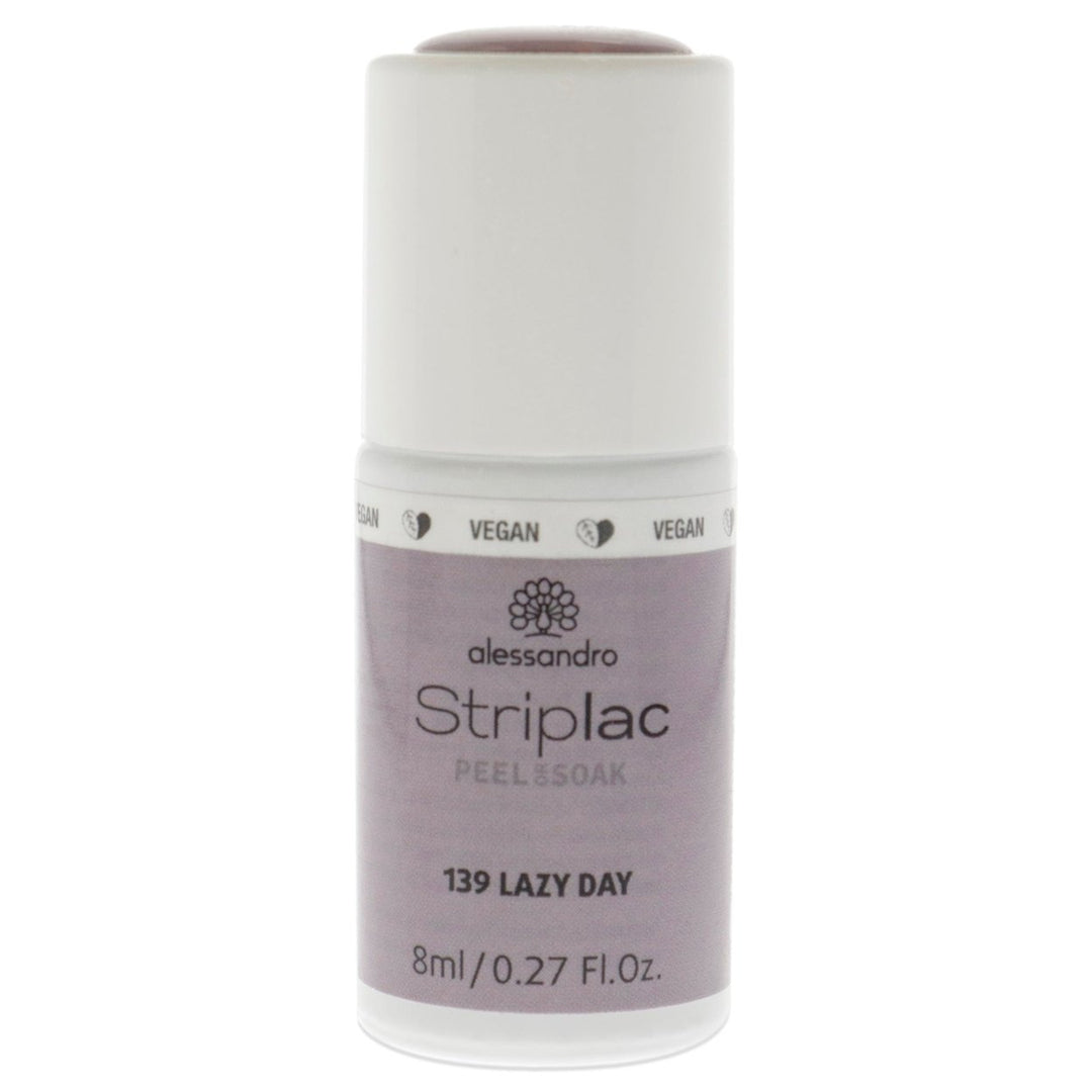 Alessandro Striplac Peel or Soak - 139 Lazy Day by Alessandro for Women - 0.27 oz Nail Polish Image 1