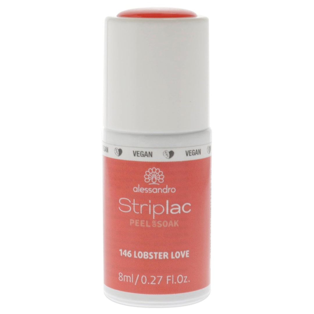 Alessandro Striplac Peel or Soak - 146 Lobster Love by Alessandro for Women 0.27 oz Nail Polish Image 1